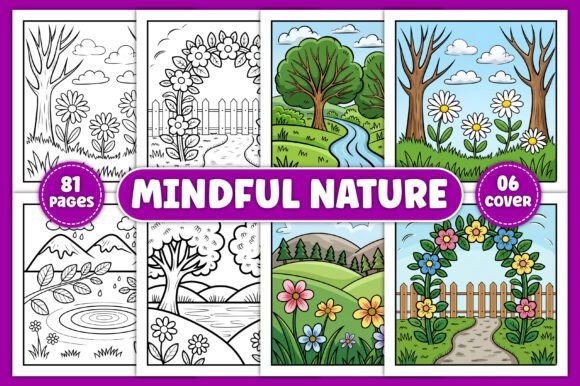Download Mindful Nature Coloring Pages - Nature coloring pages Collection