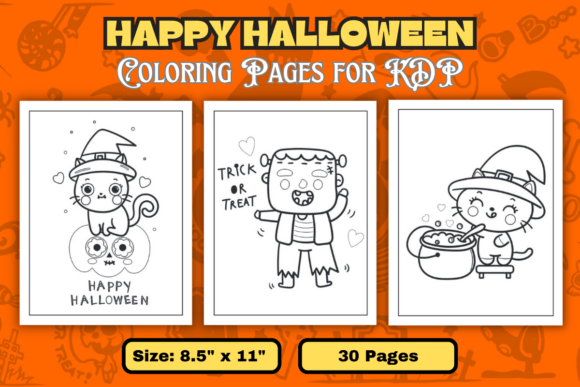 Download Happy Halloween Coloring Pages for Kids - Premium Resources