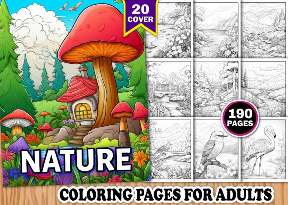 Download Nature Coloring Pages for Adults - Nature coloring pages Collection