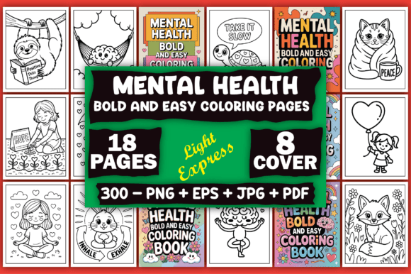 Download Coloring Pages Mental Health for Adults - Premium Resources
