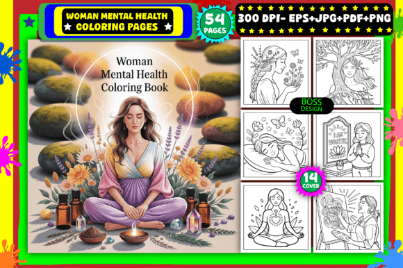 Download Woman Mental Health Coloring Pages - Mental health coloring pages Collection