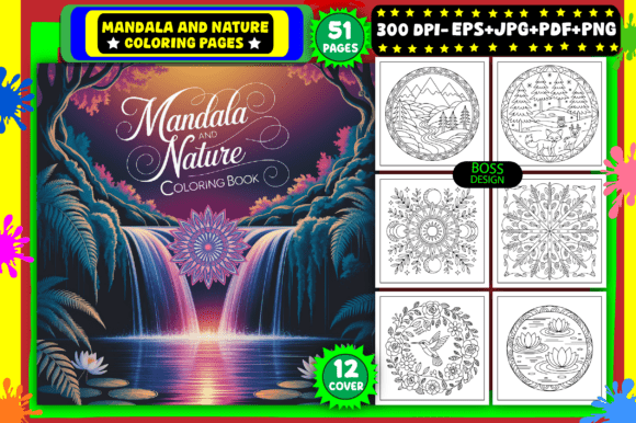 Download 🌿 Mandala and Nature Coloring Pages - Nature coloring pages Collection