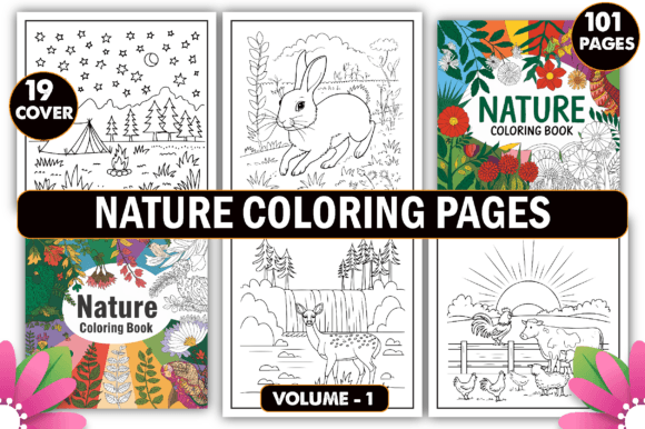 Download Nature Coloring Pages for Adults - Premium Resources